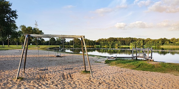 Abendstimmung am Waller Feldmarksee, Foto: Hübotter