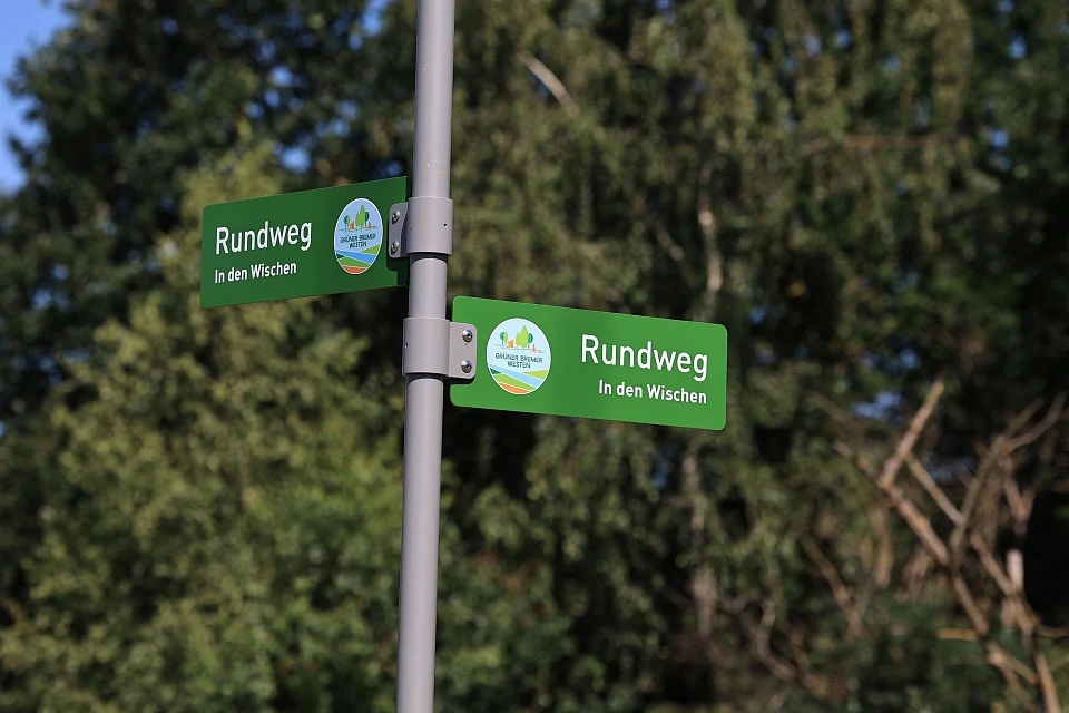 Wegweiser zum Rundweg